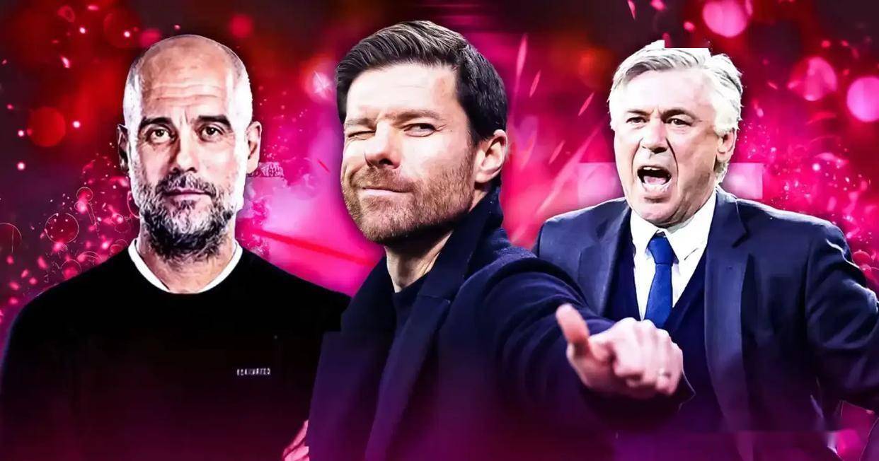 AI 评选当今足坛五大最佳主帅，瓜迪奥拉领衔、斯洛特第三